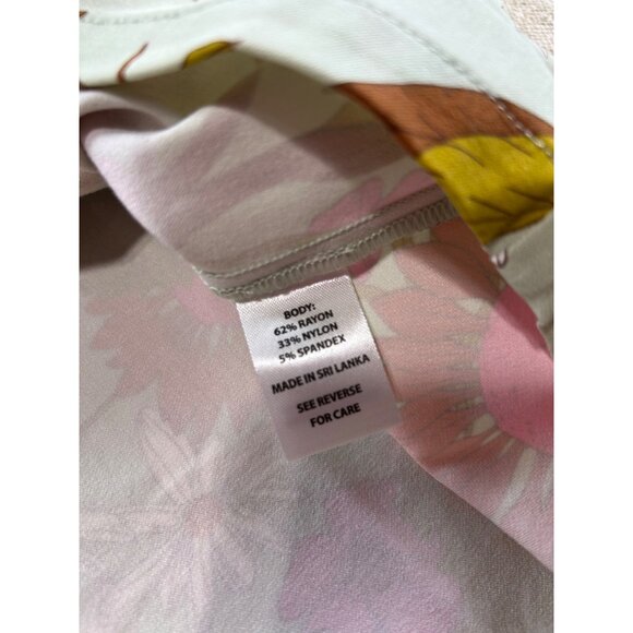 Spartina 449 Women's Small Linden Skirt Heyward's Rate Gerber Daisies - Picture 8 of 9